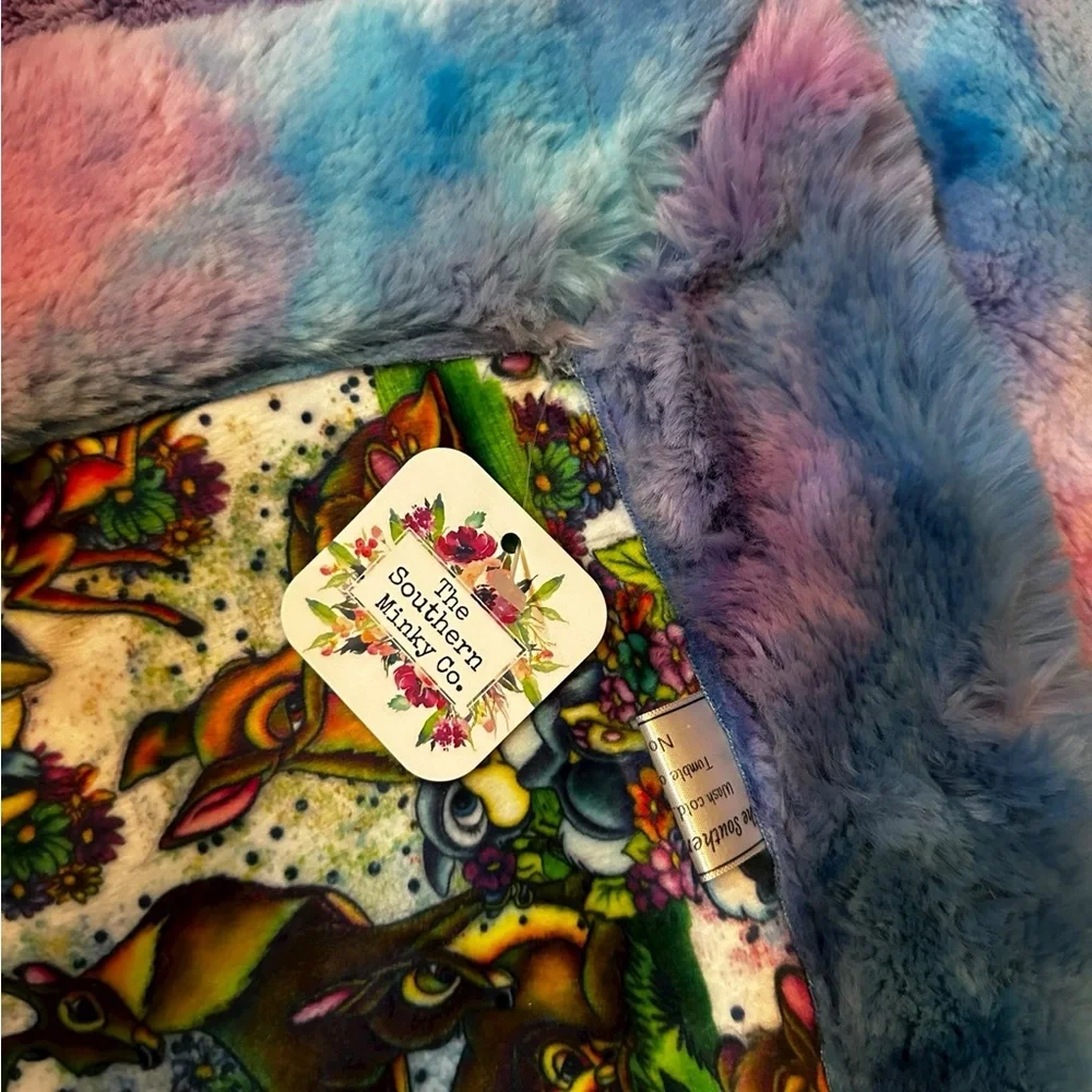 Minky Bambi Blanket